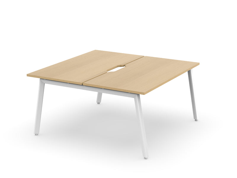Daytona 2 Person Double Sided Workstation - Without Screen-Elite Office Furniture