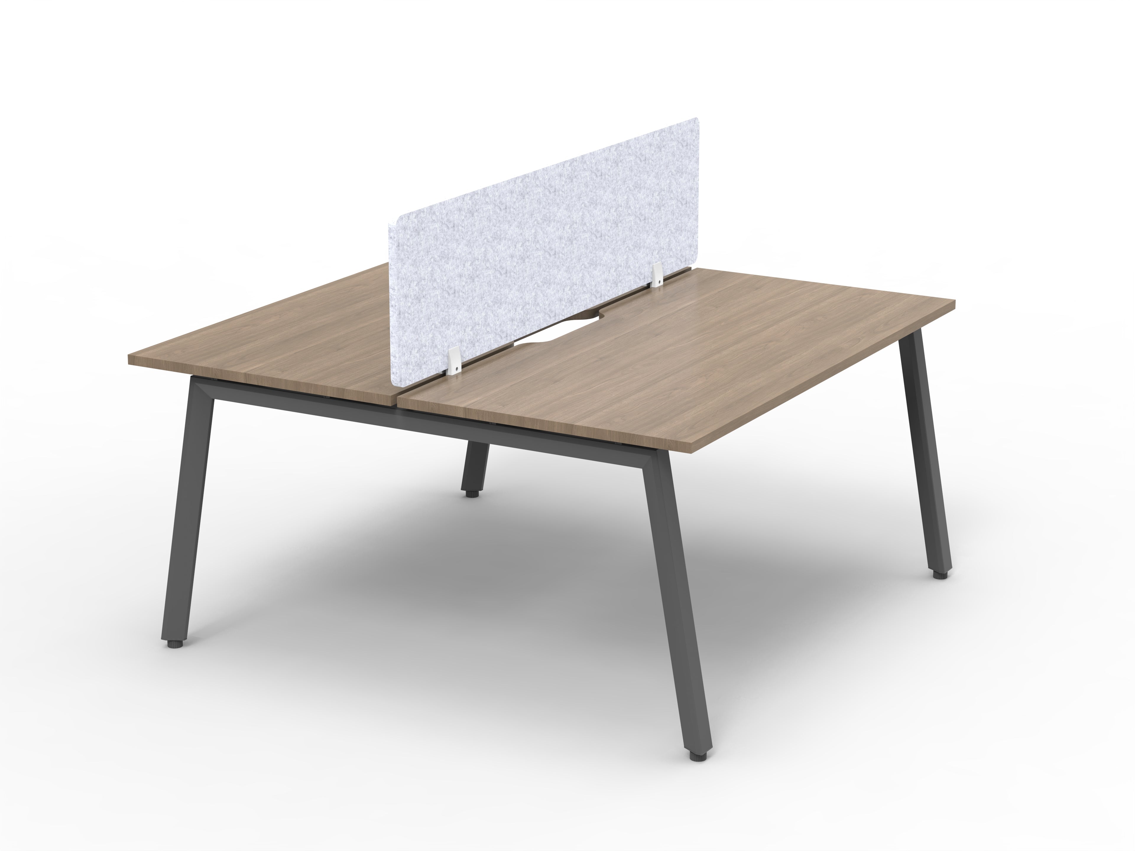 Daytona 2 Person Double Sided Workstation - With Screen