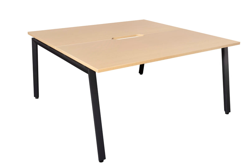 Daytona 2 Person Double Sided Workstation - Without Screen