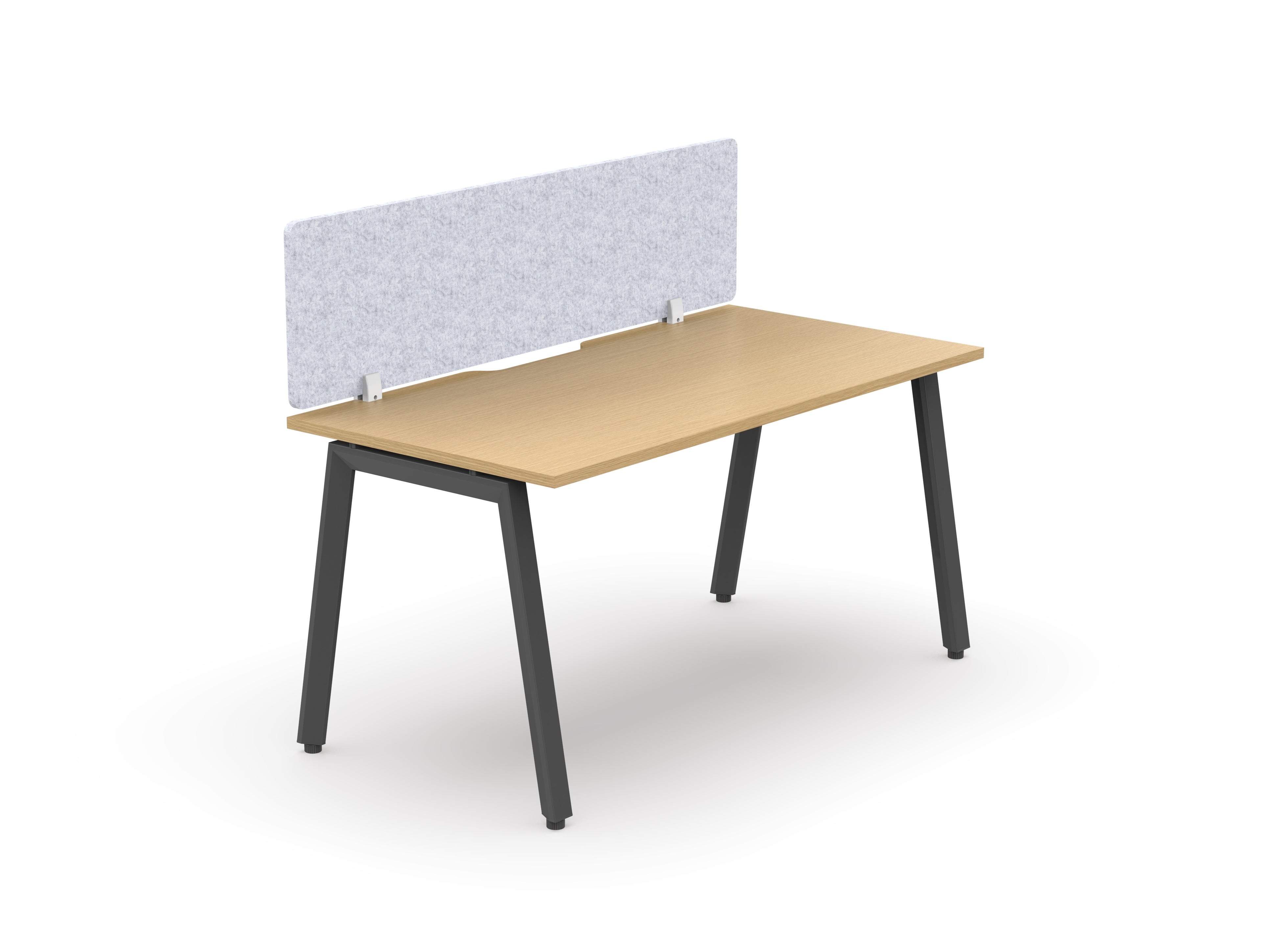 Daytona 1 Person Single Sided Workstation - With Screen