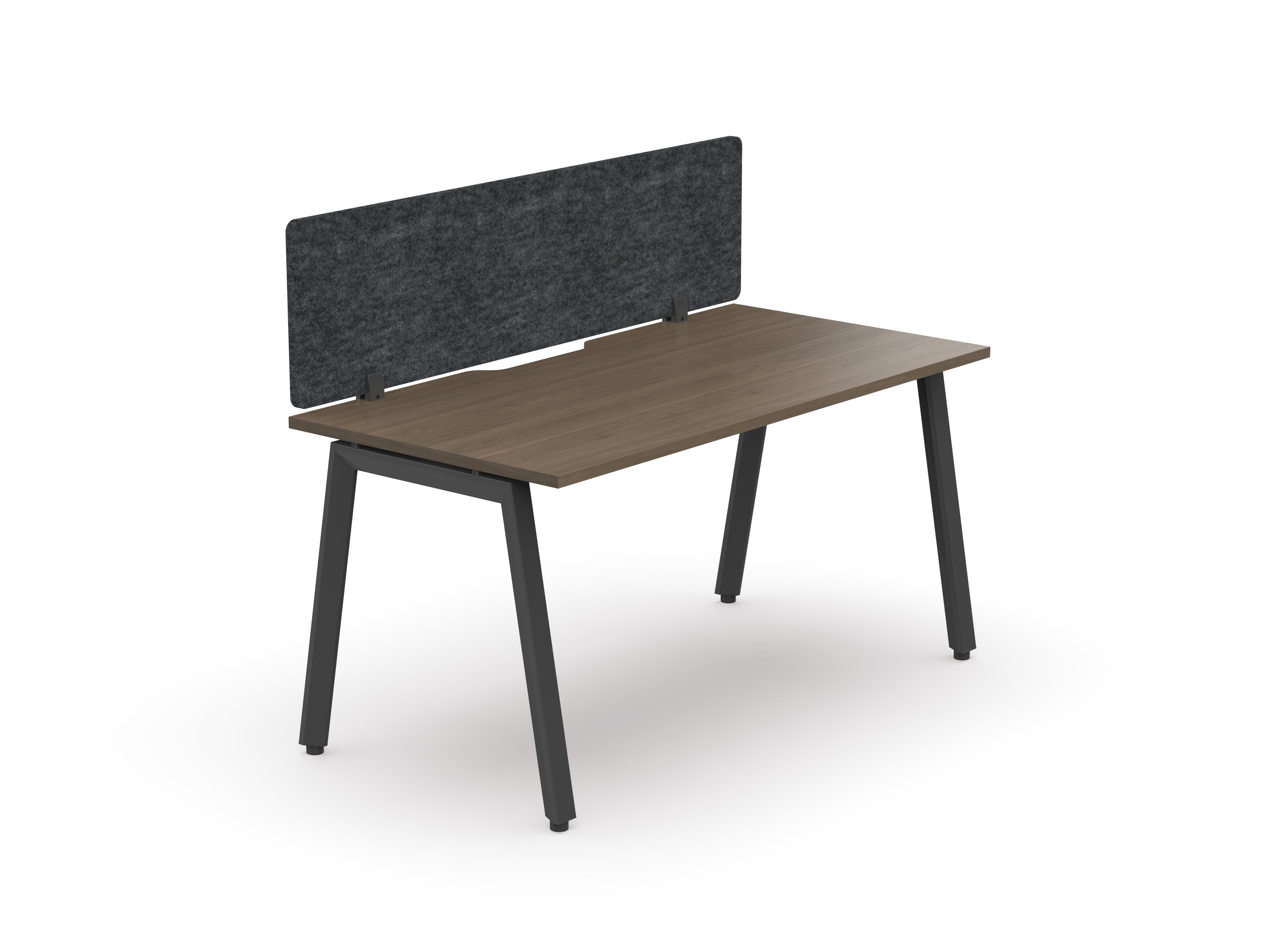 Daytona 1 Person Single Sided Workstation - With Screen