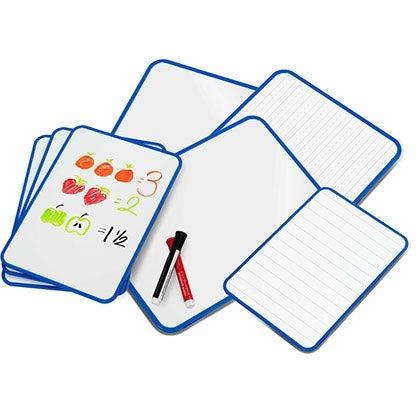 Double-sided A4 Magnetic Whiteboard Lined One Side