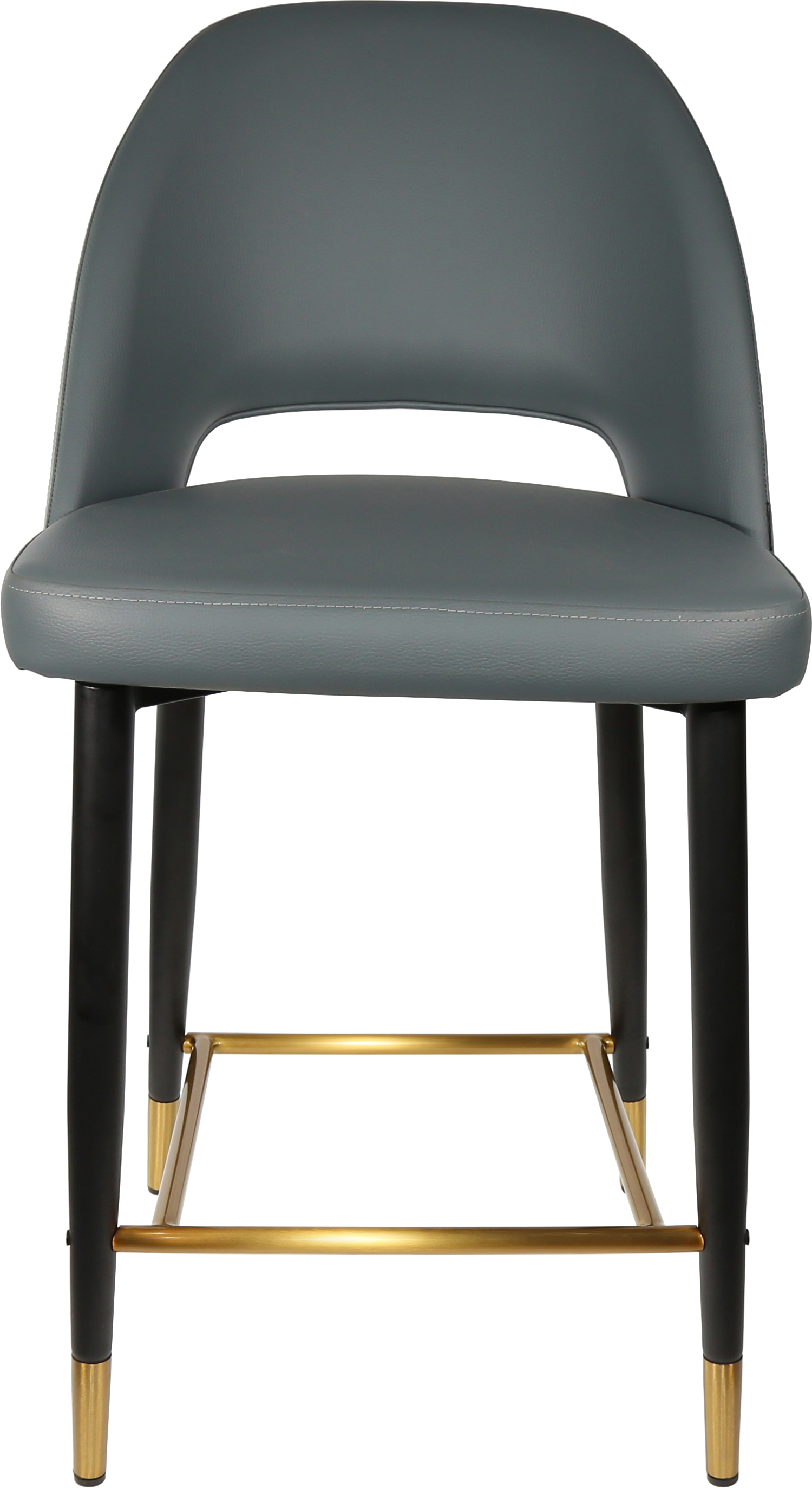 Durafurn Semifreddo Counter Stool - Black Metal 650h Legs