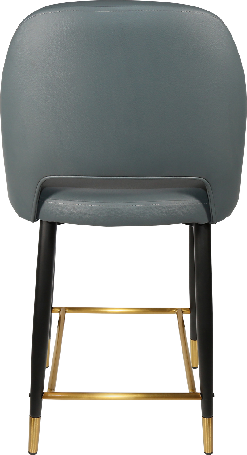 Durafurn Semifreddo Counter Stool - Black Metal 650h Legs-Elite Office Furniture
