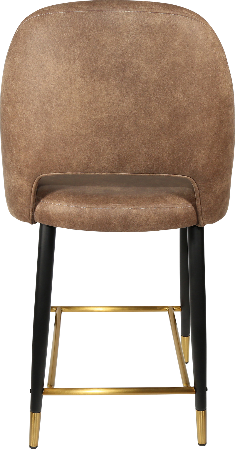 Durafurn Semifreddo Counter Stool - Black Metal 650h Legs-Elite Office Furniture