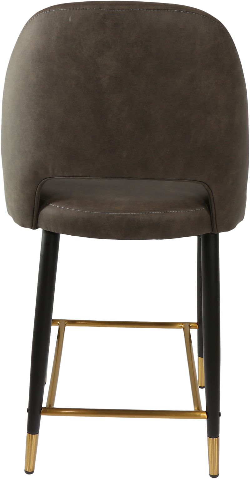 Durafurn Semifreddo Counter Stool - Black Metal 650h Legs-Elite Office Furniture