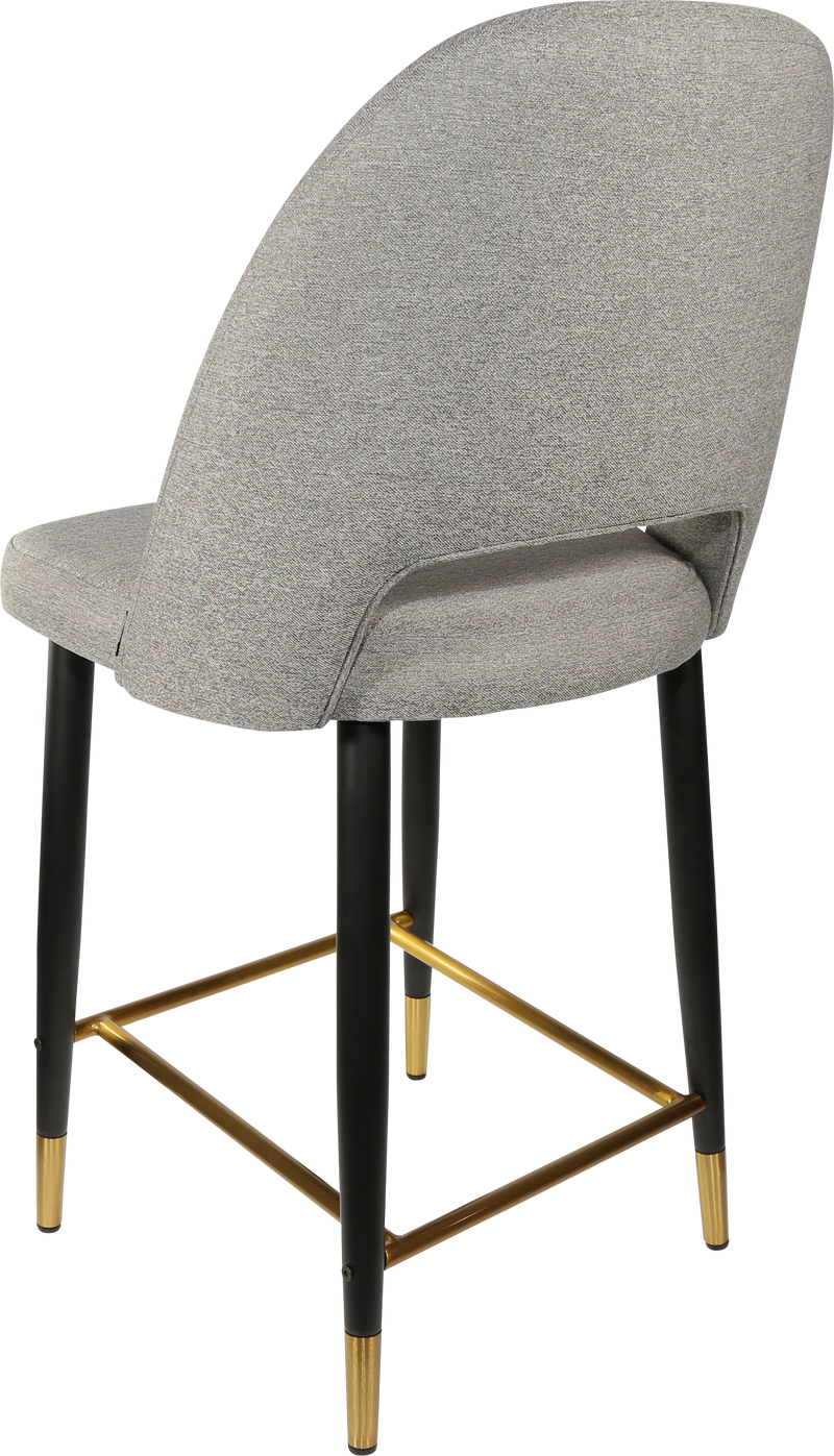 Durafurn Semifreddo Counter Stool - Black Metal 650h Legs-Elite Office Furniture