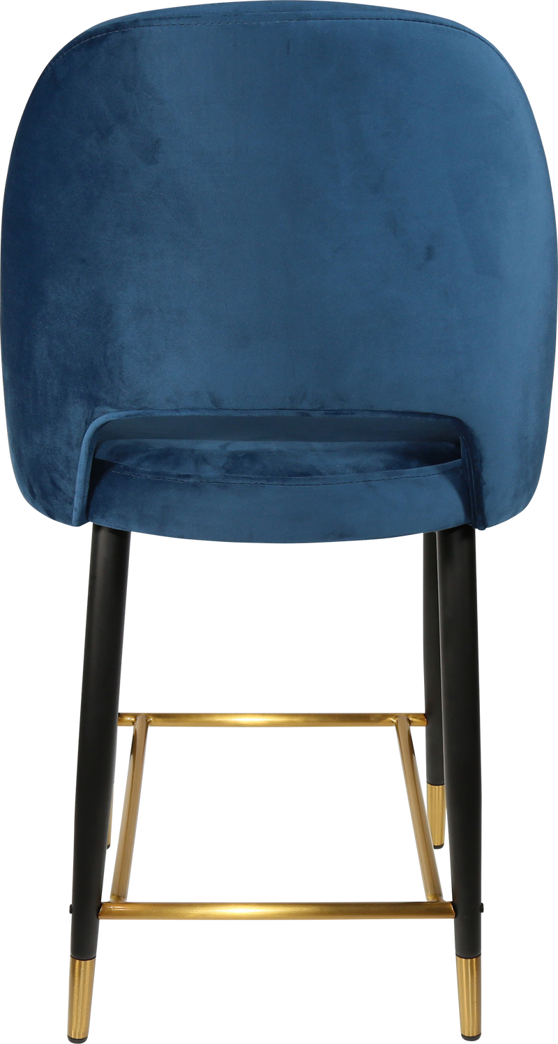 Durafurn Semifreddo Counter Stool - Black Metal 650h Legs-Elite Office Furniture