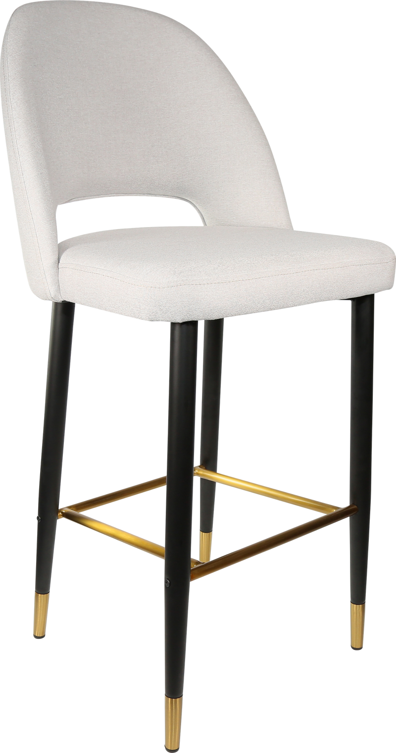 Durafurn Semifreddo Stool - Black Metal 750h Legs-Elite Office Furniture