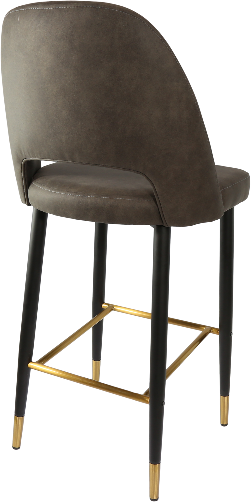 Durafurn Semifreddo Stool - Black Metal 750h Legs-Elite Office Furniture