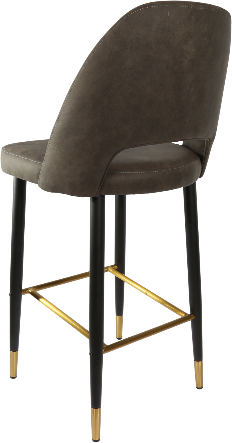 Durafurn Semifreddo Stool - Black Metal 750h Legs-Elite Office Furniture