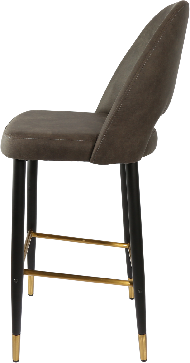 Durafurn Semifreddo Stool - Black Metal 750h Legs-Elite Office Furniture