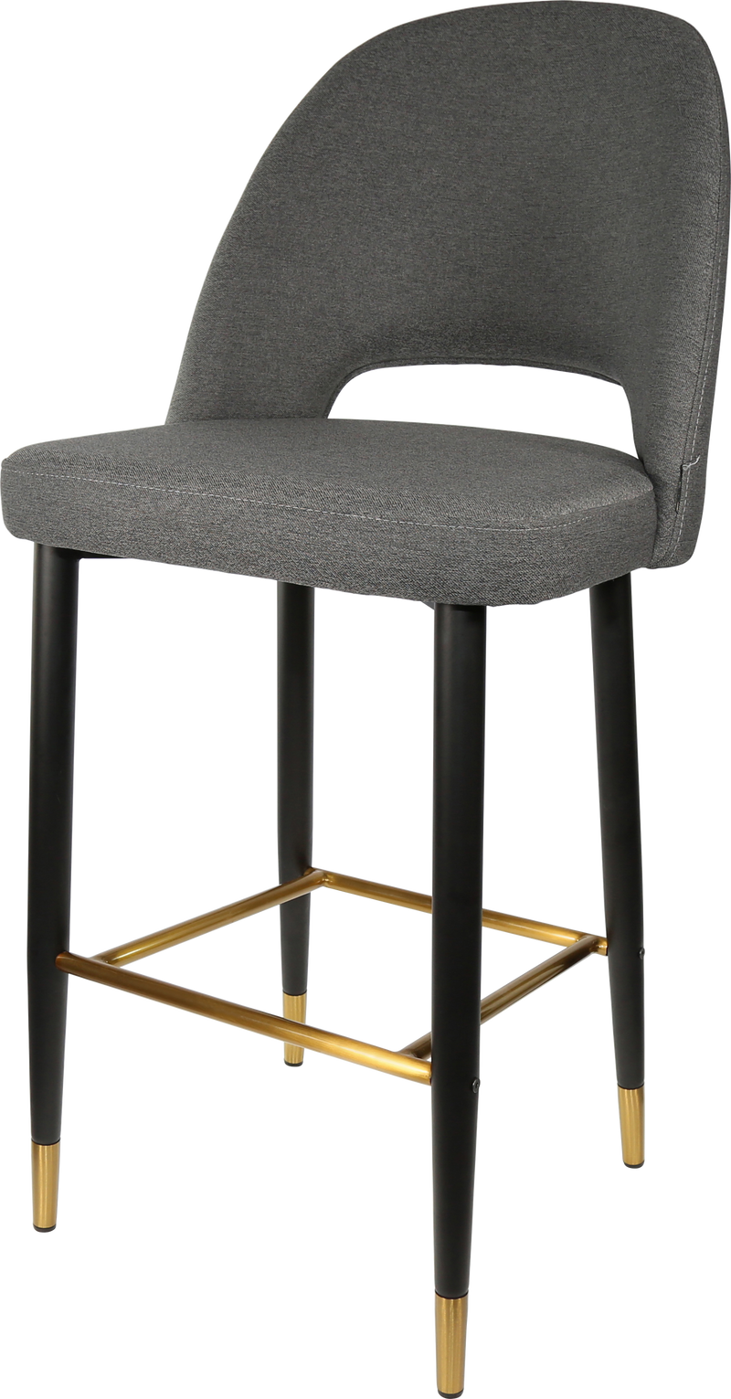 Durafurn Semifreddo Stool - Black Metal 750h Legs-Elite Office Furniture