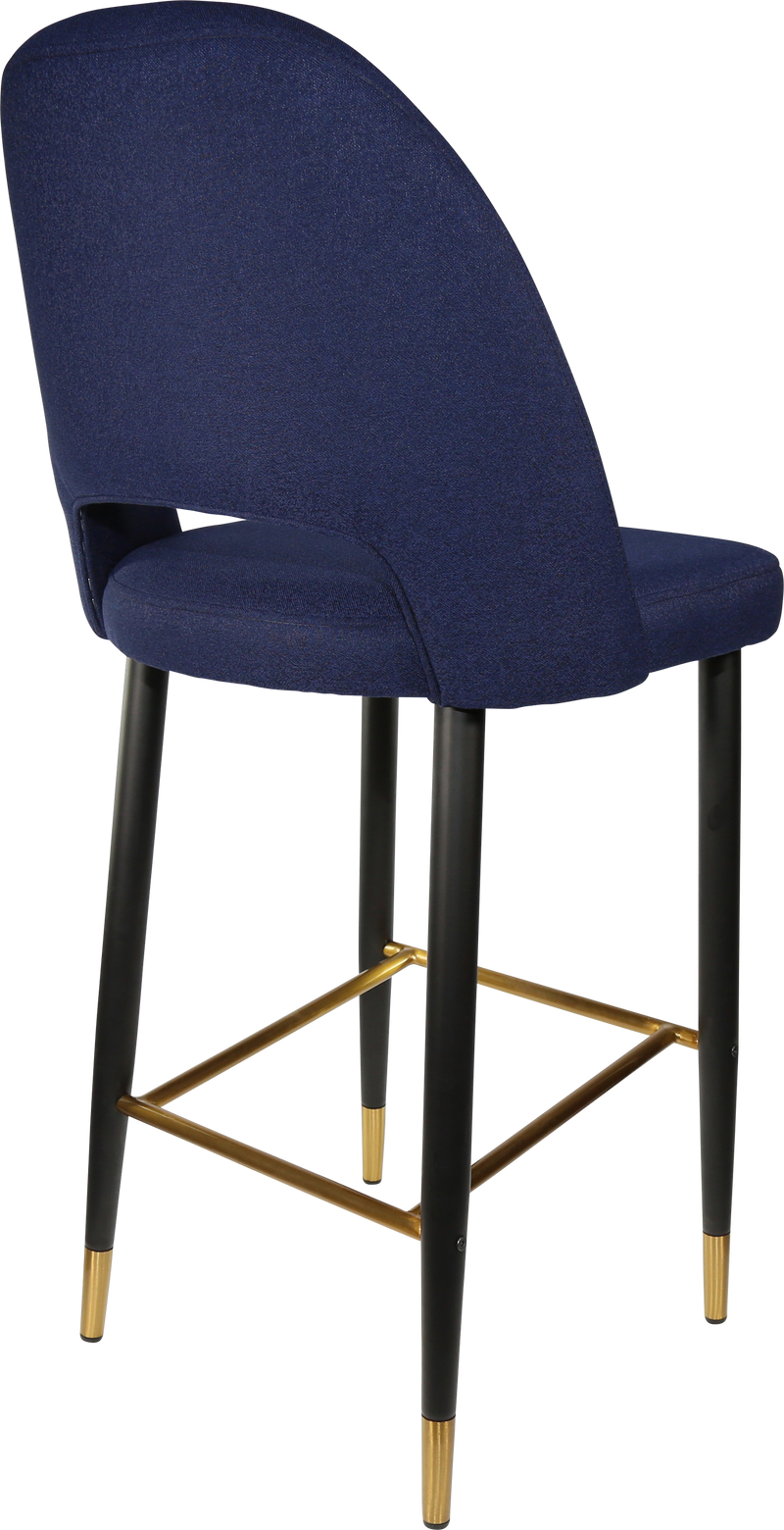 Durafurn Semifreddo Stool - Black Metal 750h Legs-Elite Office Furniture