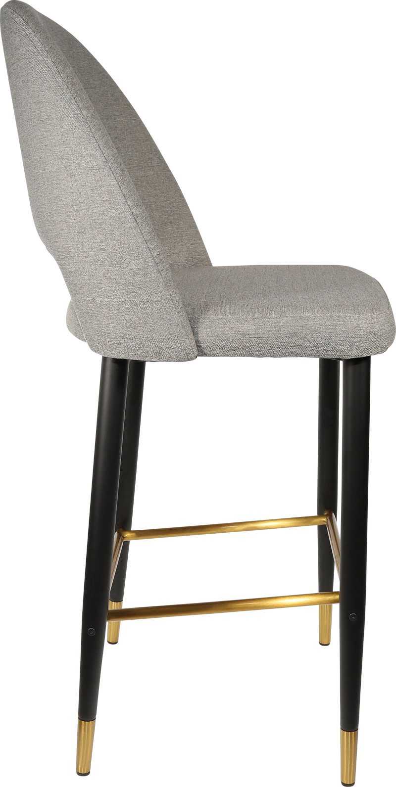 Durafurn Semifreddo Stool - Black Metal 750h Legs-Elite Office Furniture