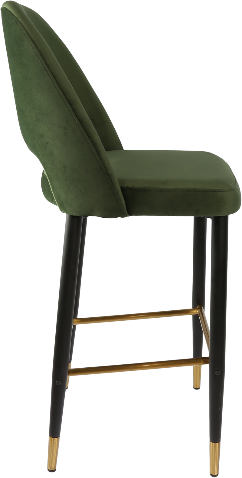 Durafurn Semifreddo Stool - Black Metal 750h Legs-Elite Office Furniture