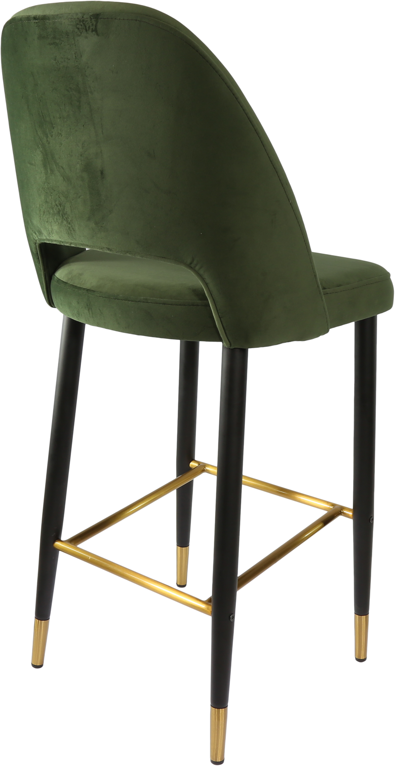 Durafurn Semifreddo Stool - Black Metal 750h Legs-Elite Office Furniture