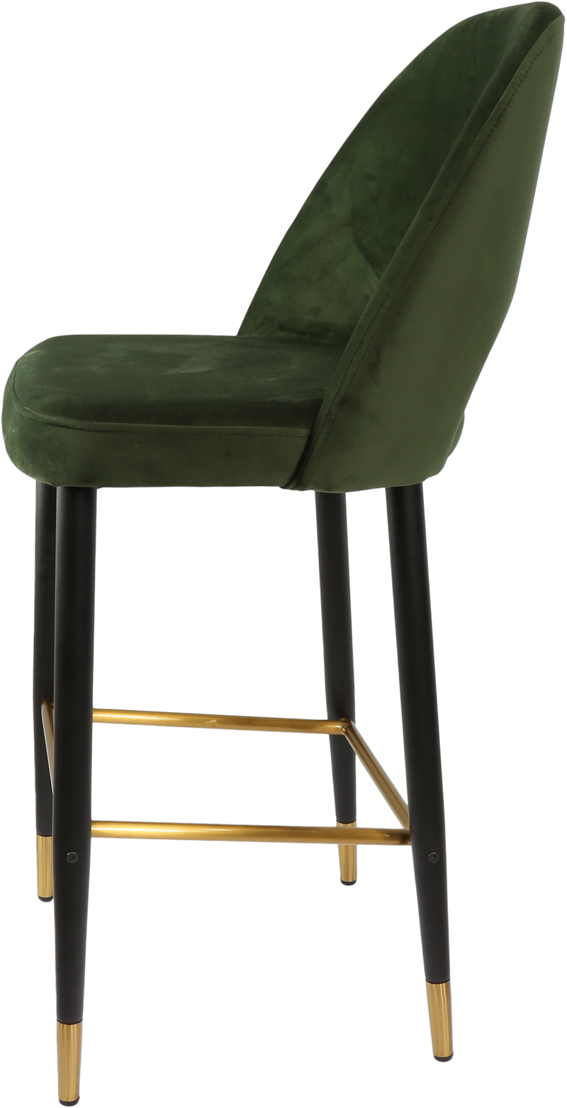Durafurn Semifreddo Stool - Black Metal 750h Legs-Elite Office Furniture