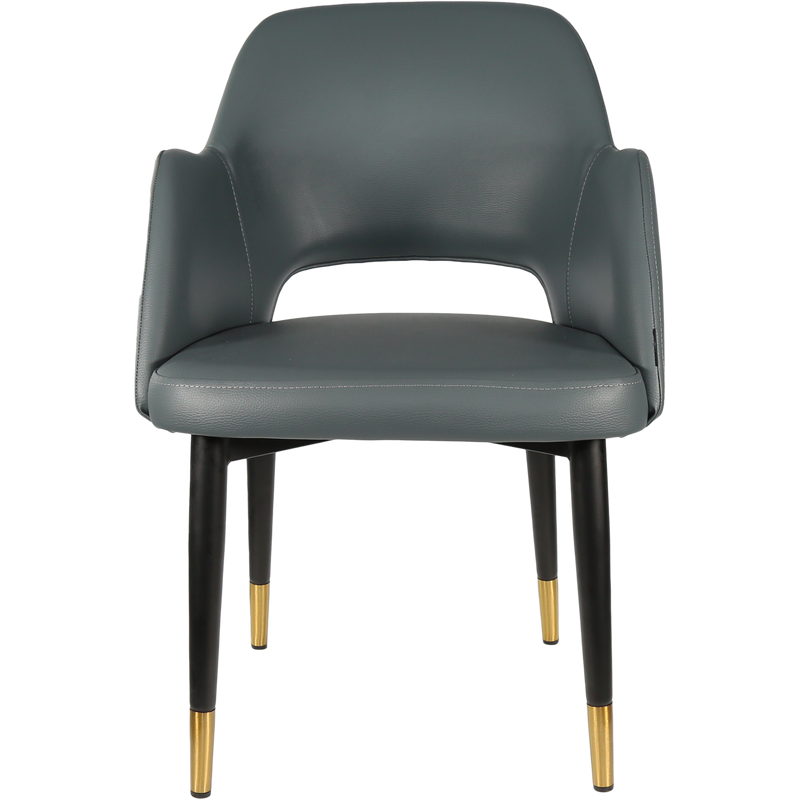 Durafurn Sorbet Chair with Black Metal 450h Legs-Elite Office Furniture