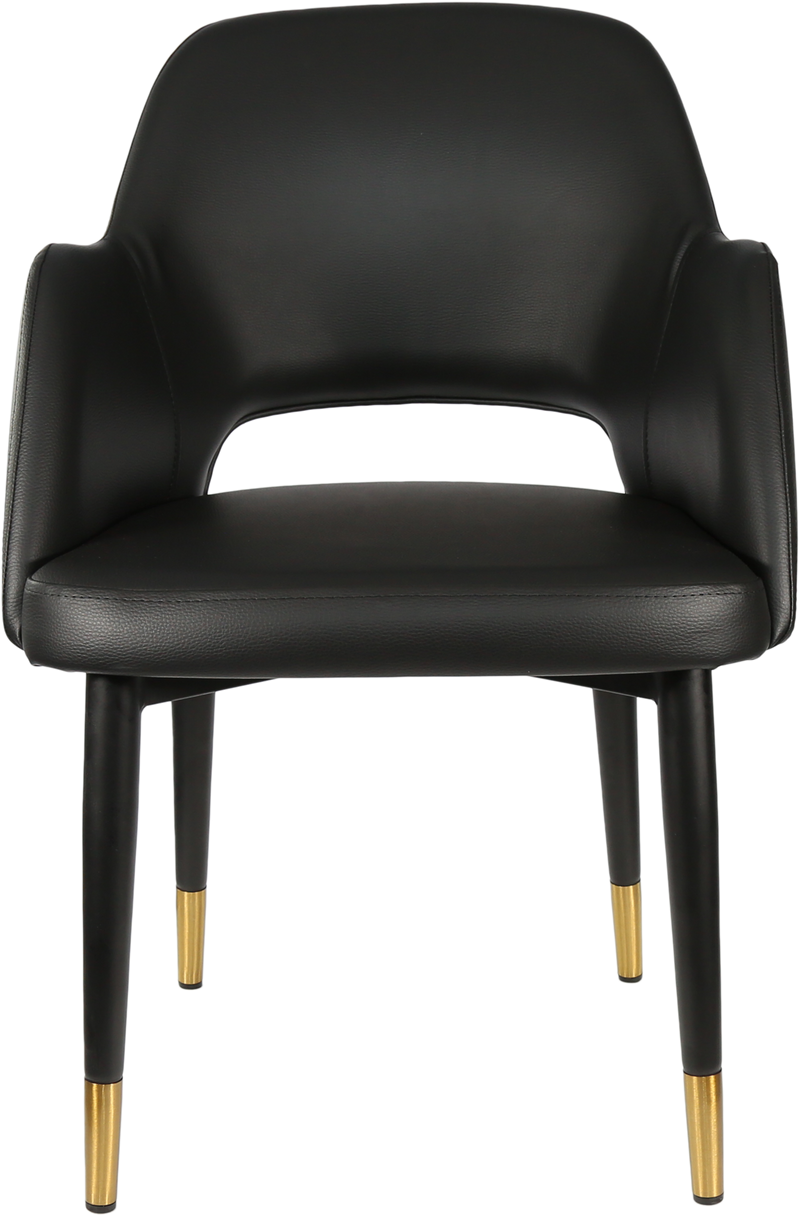 Durafurn Sorbet Chair with Black Metal 450h Legs