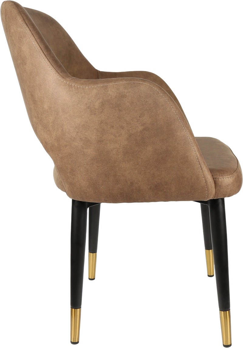 Durafurn Sorbet Chair with Black Metal 450h Legs