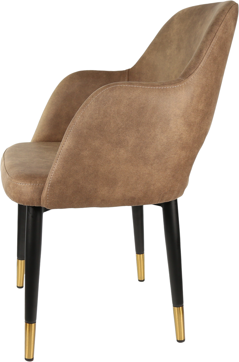 Durafurn Sorbet Chair with Black Metal 450h Legs