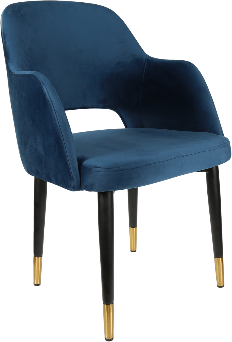 Durafurn Sorbet Chair with Black Metal 450h Legs