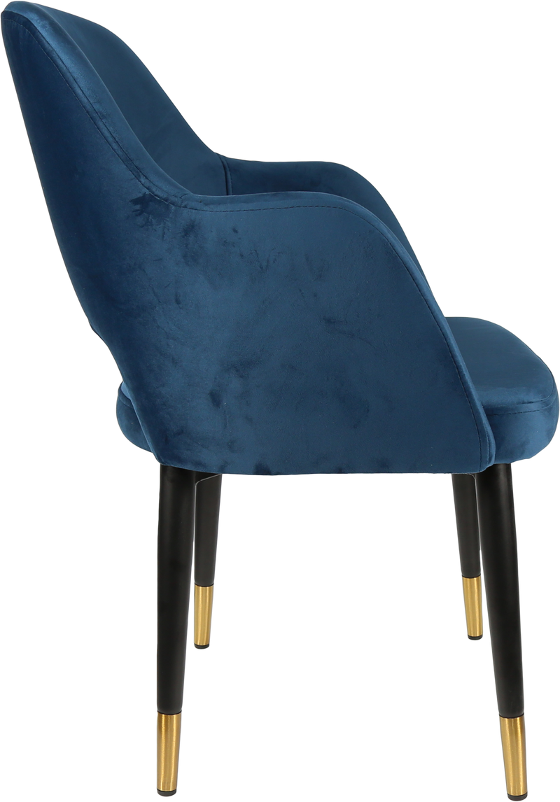Durafurn Sorbet Chair with Black Metal 450h Legs