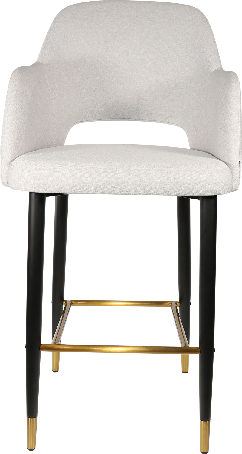 Durafurn Sorbet Stool with Black Metal 750h Legs