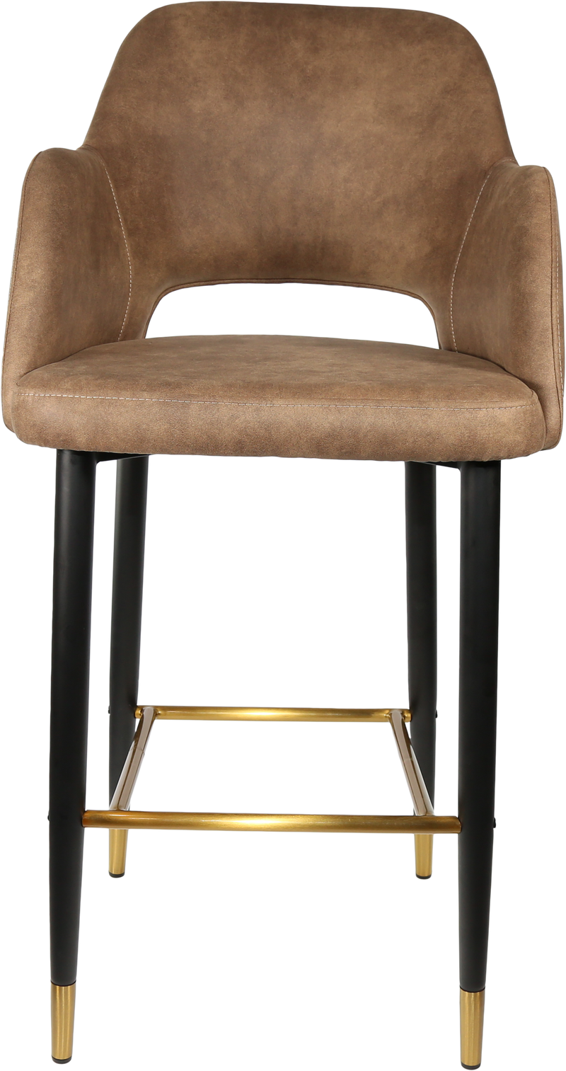 Durafurn Sorbet Stool with Black Metal 750h Legs