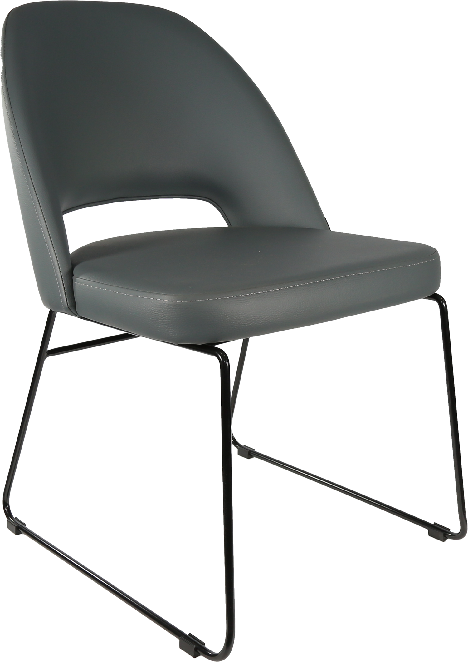 Durafurn Semifreddo Chair - Black Sled Base