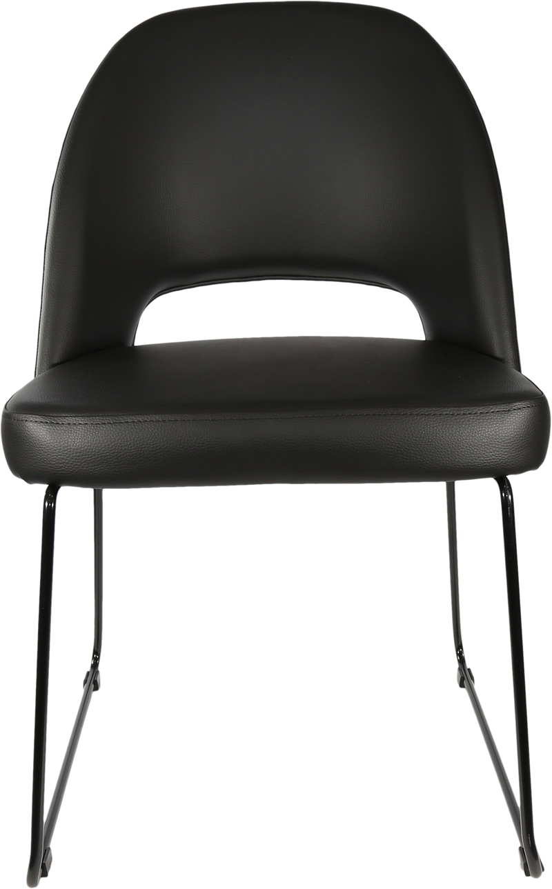 Durafurn Semifreddo Chair - Black Sled Base