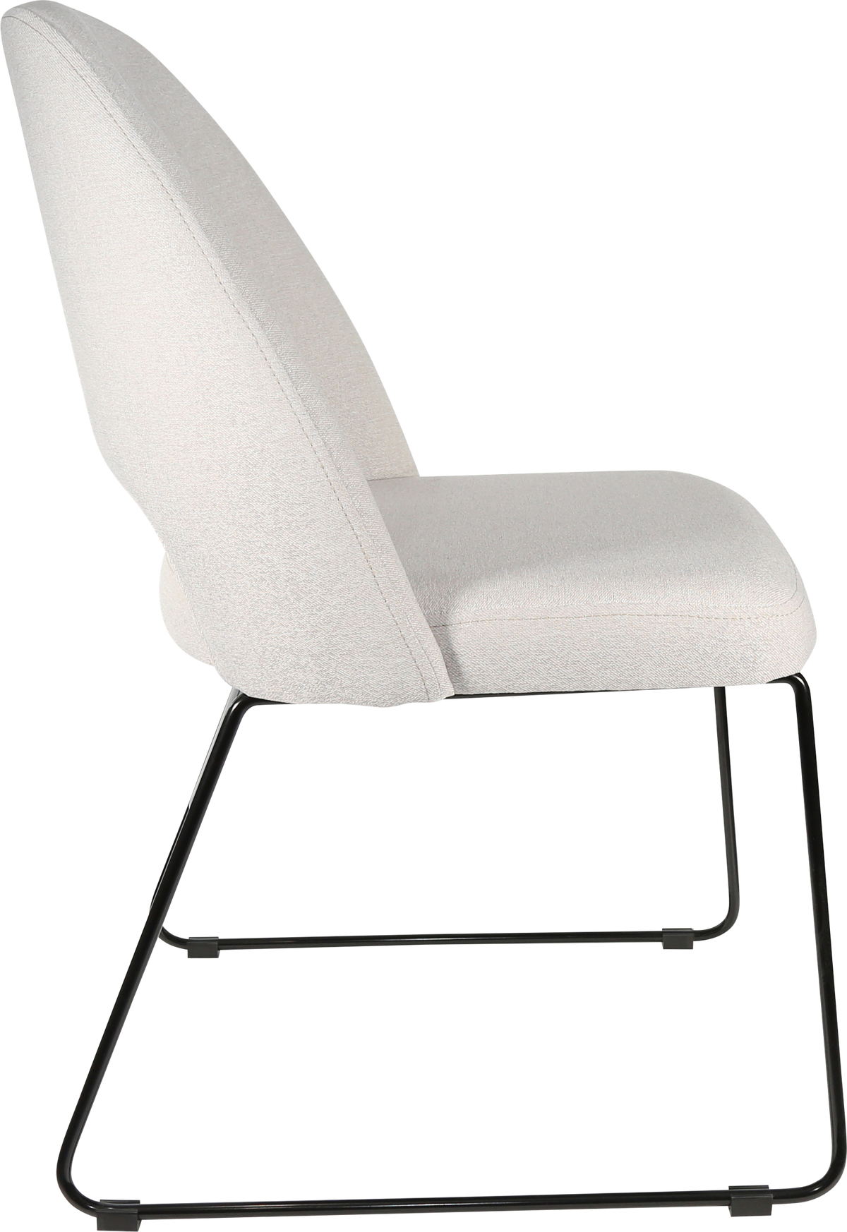 Durafurn Semifreddo Chair - Black Sled Base-Elite Office Furniture