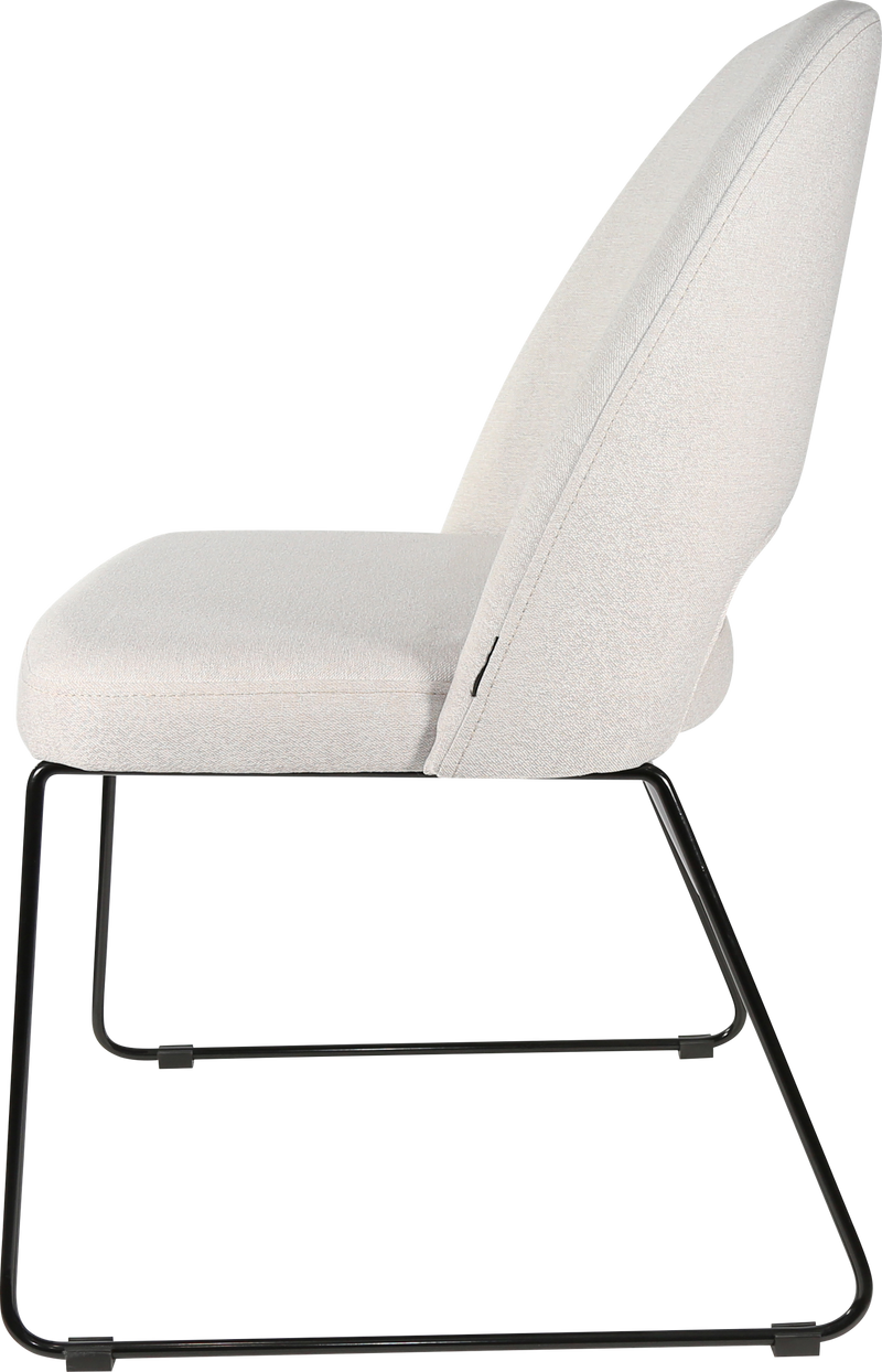 Durafurn Semifreddo Chair - Black Sled Base