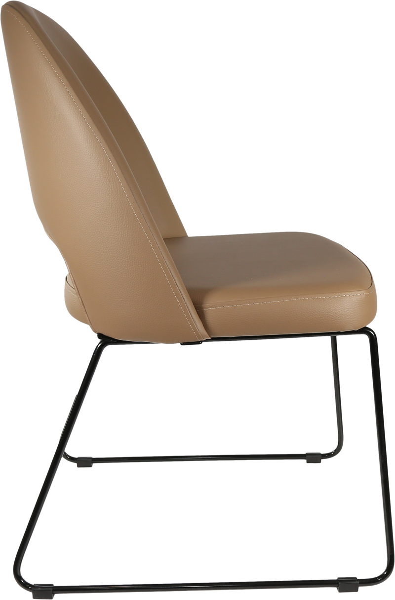 Durafurn Semifreddo Chair - Black Sled Base