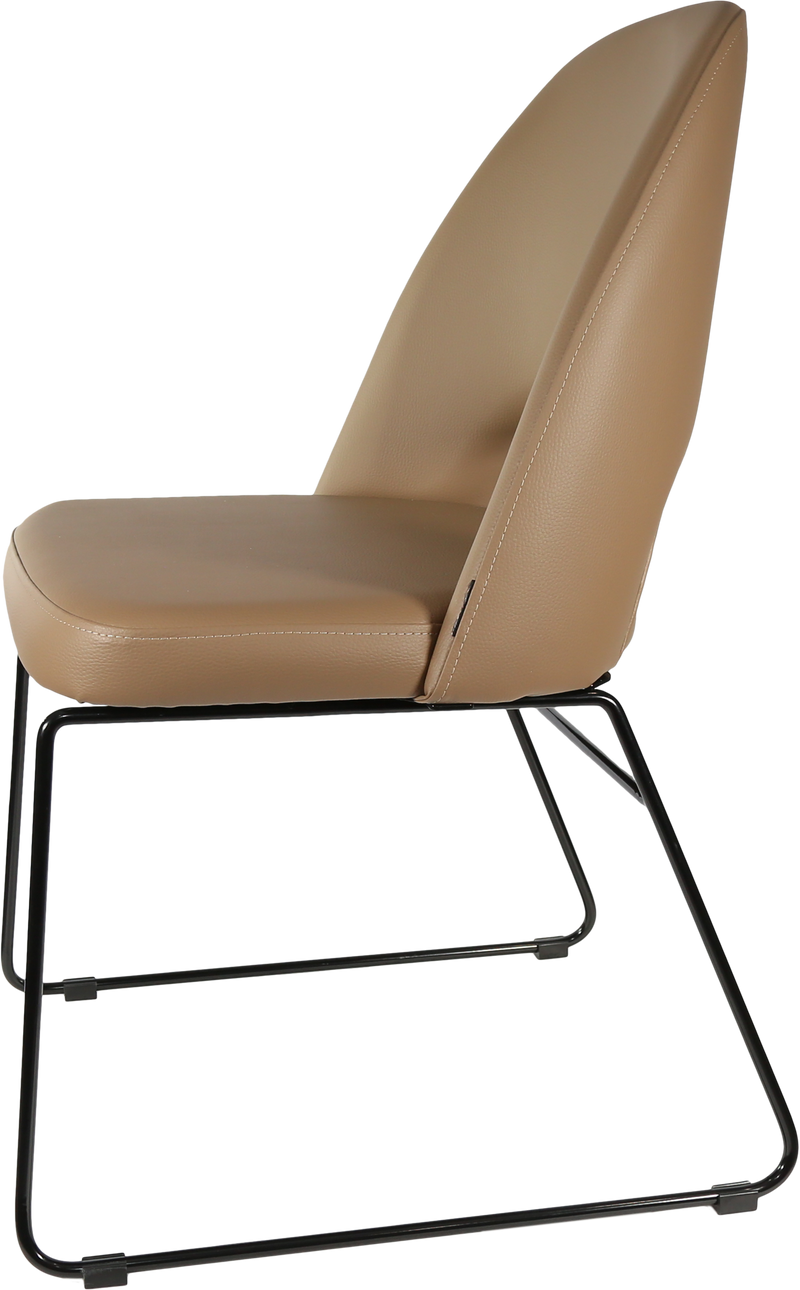 Durafurn Semifreddo Chair - Black Sled Base