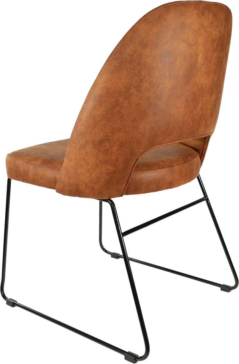 Durafurn Semifreddo Chair - Black Sled Base