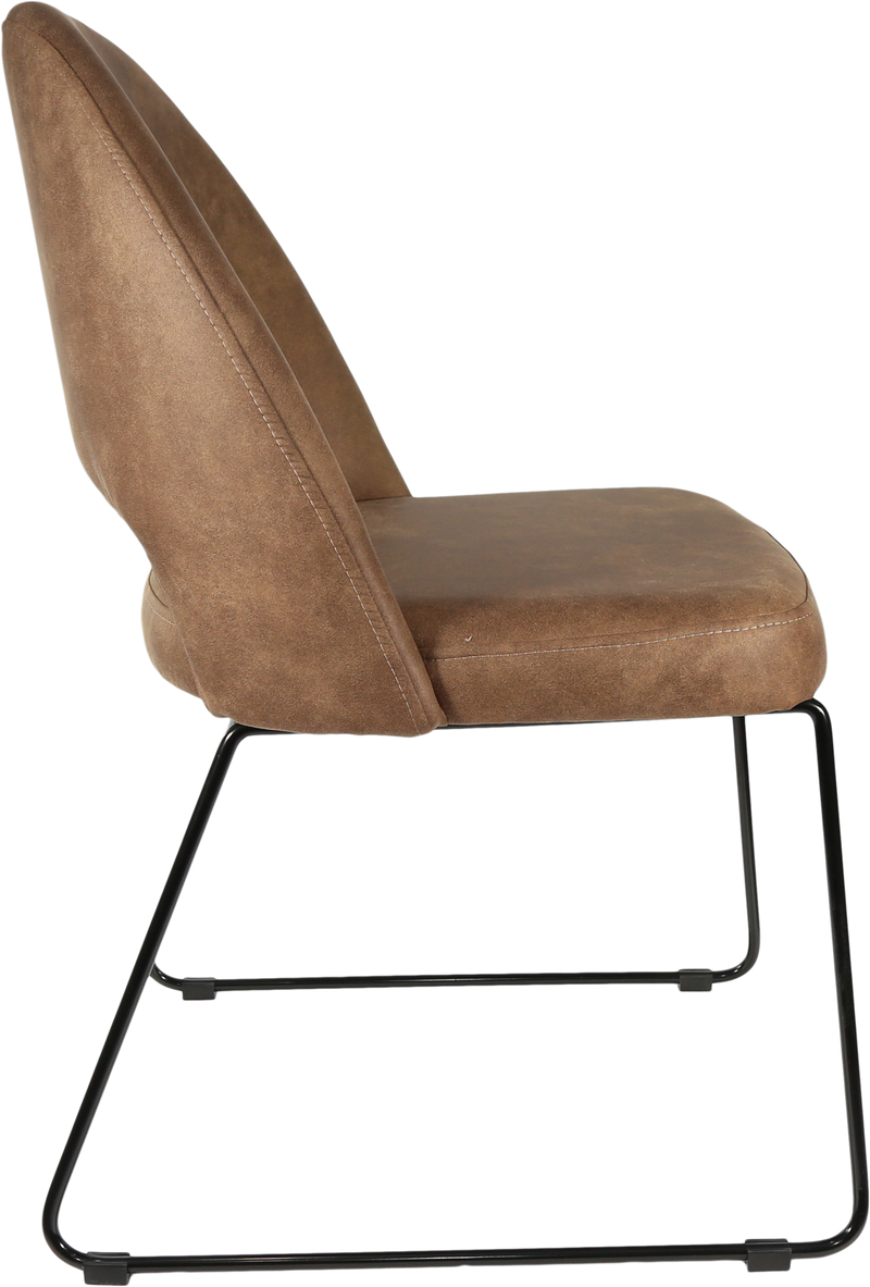 Durafurn Semifreddo Chair - Black Sled Base