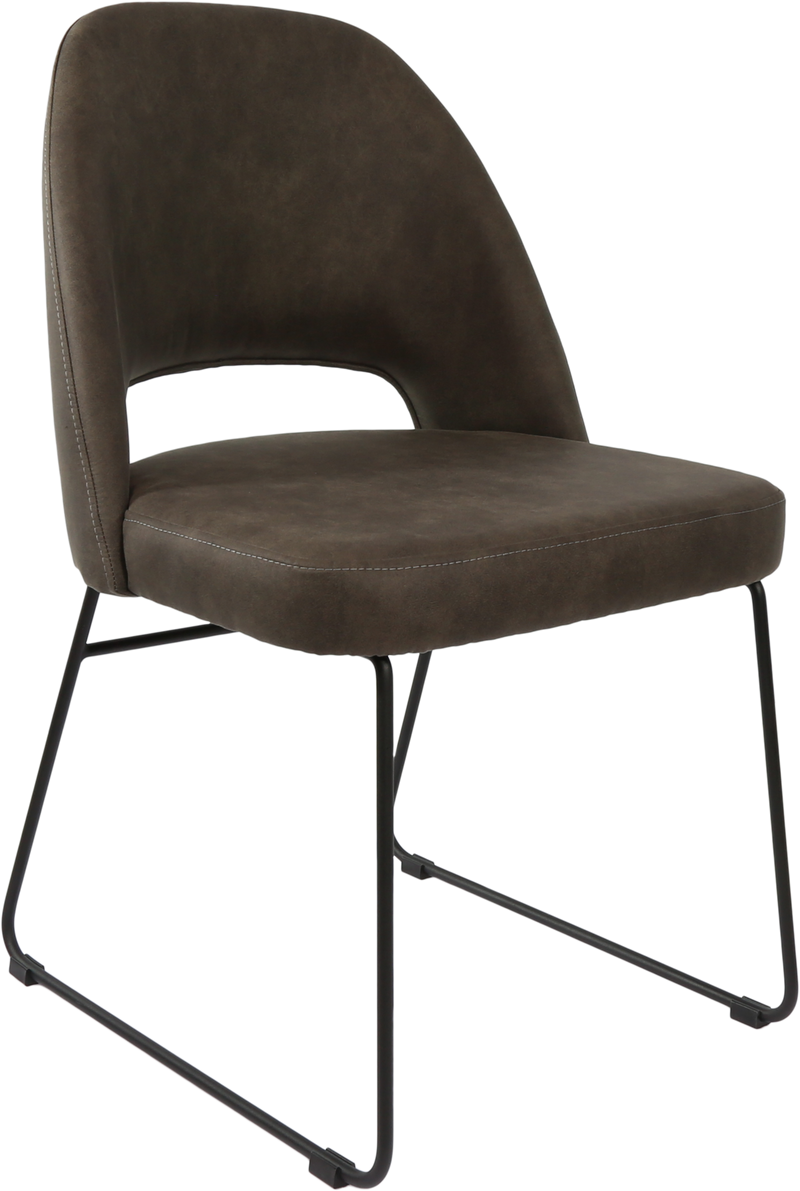 Durafurn Semifreddo Chair - Black Sled Base