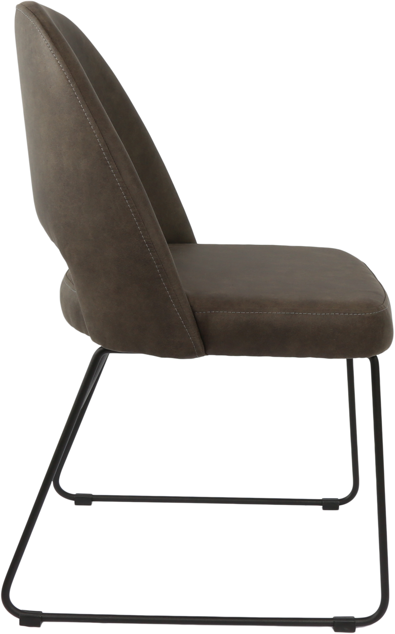 Durafurn Semifreddo Chair - Black Sled Base