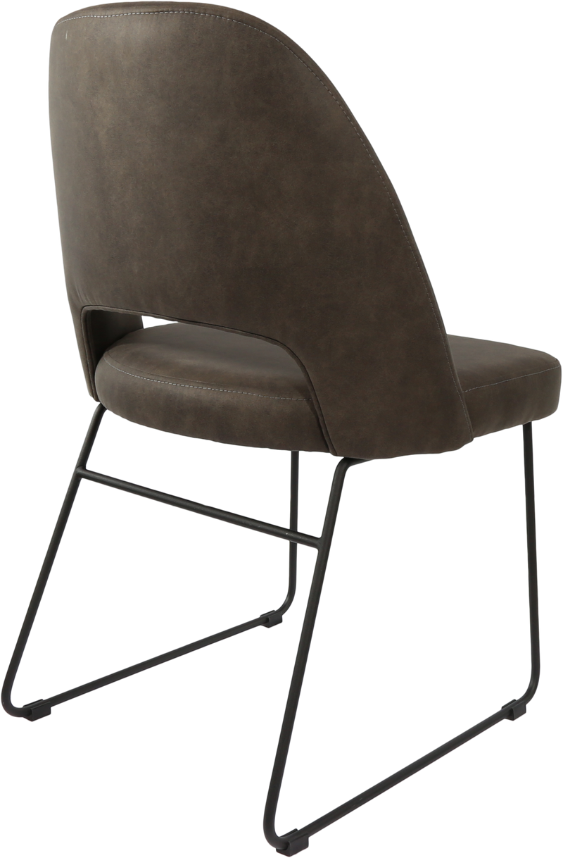 Durafurn Semifreddo Chair - Black Sled Base
