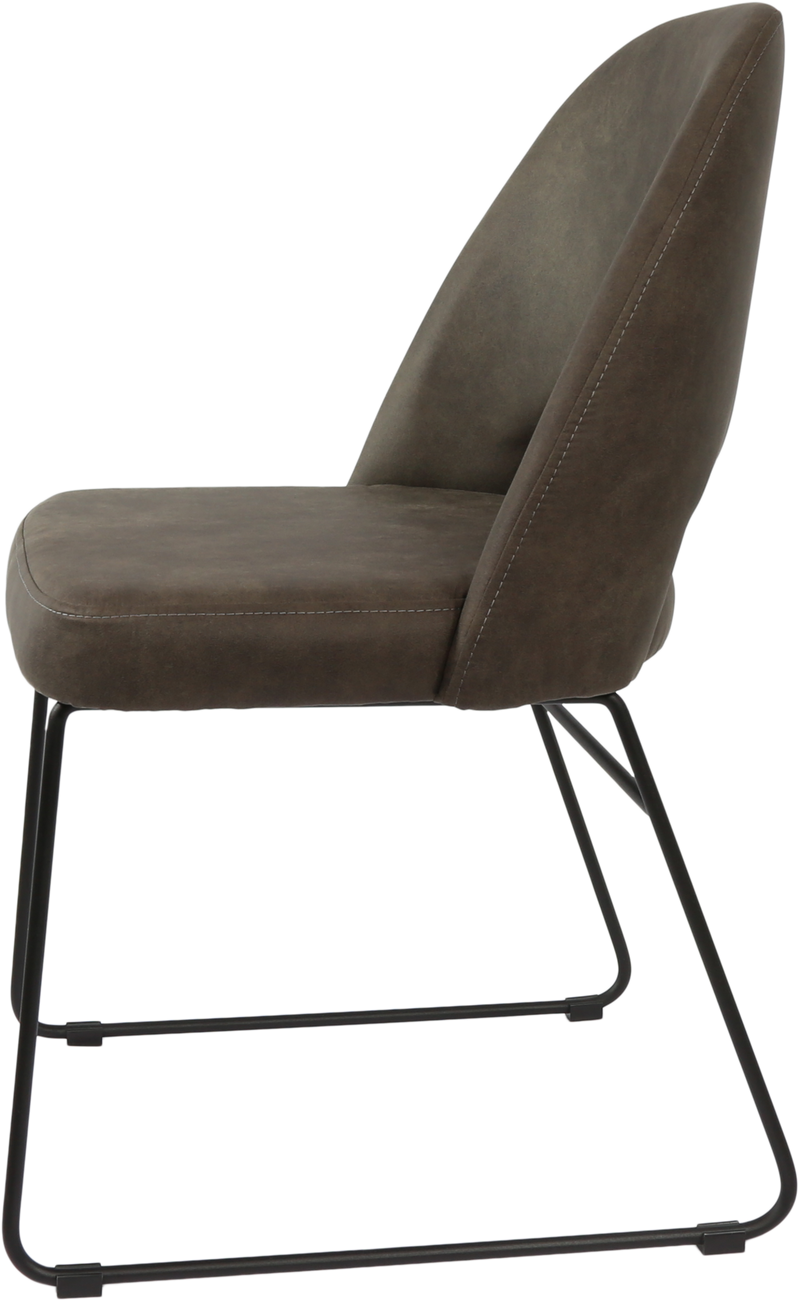 Durafurn Semifreddo Chair - Black Sled Base