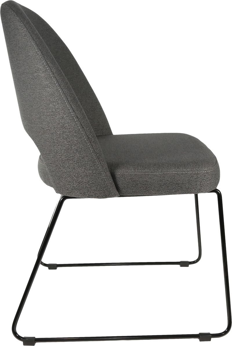 Durafurn Semifreddo Chair - Black Sled Base