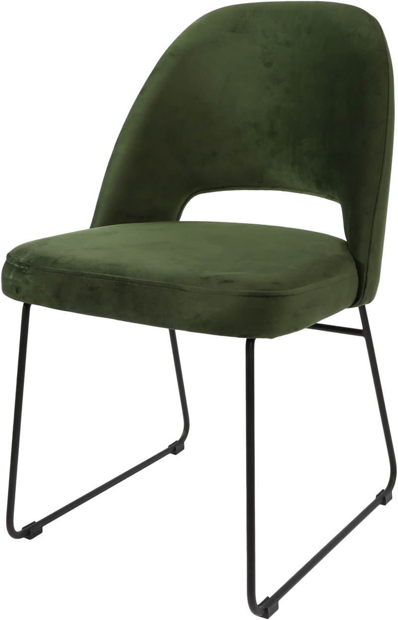 Durafurn Semifreddo Chair - Black Sled Base