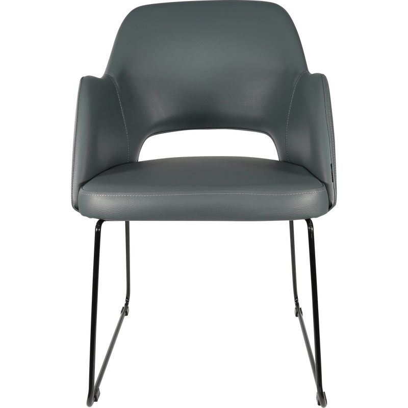 Durafurn Sorbet Chair with Black Sled Base-Elite Office Furniture