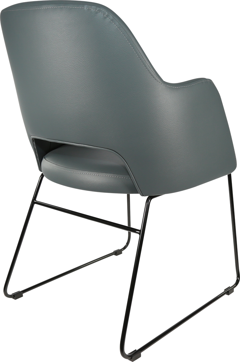 Durafurn Sorbet Chair with Black Sled Base