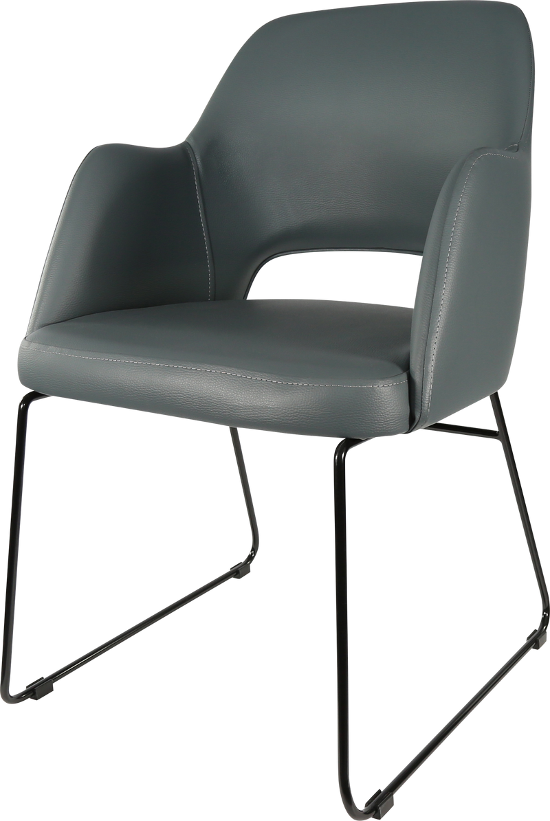 Durafurn Sorbet Chair with Black Sled Base