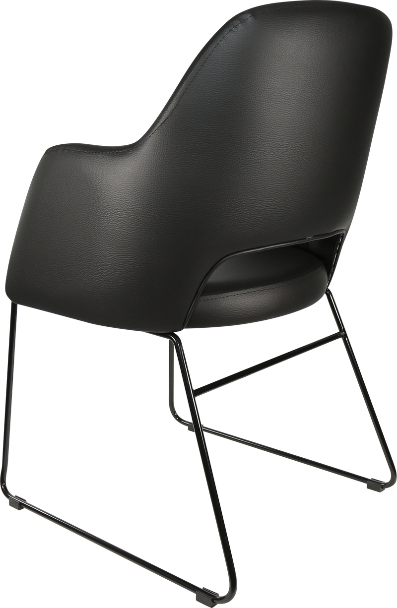 Durafurn Sorbet Chair with Black Sled Base