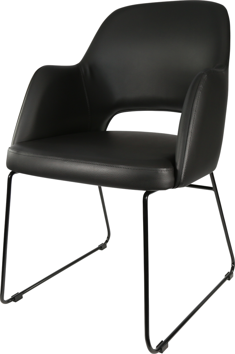 Durafurn Sorbet Chair with Black Sled Base