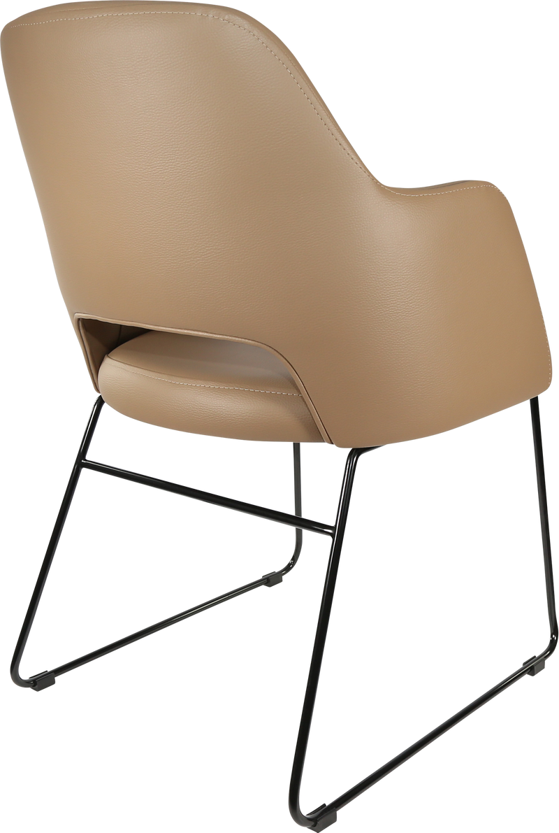 Durafurn Sorbet Chair with Black Sled Base
